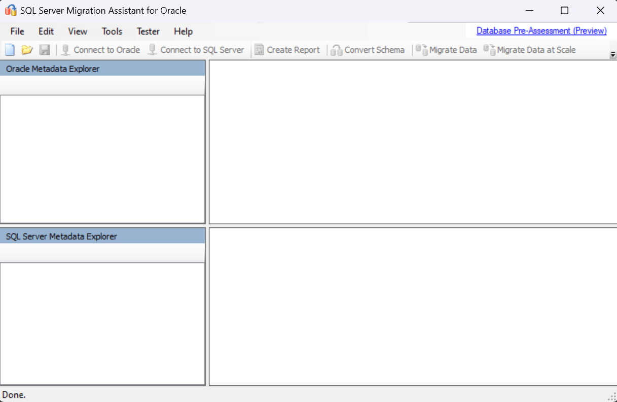 Microsoft SQL Server Migration Assistant fro Oracle Image.